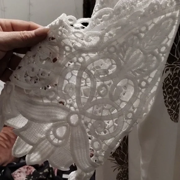 Pineapple with Lace sleeved dress - Picture 2 of 4